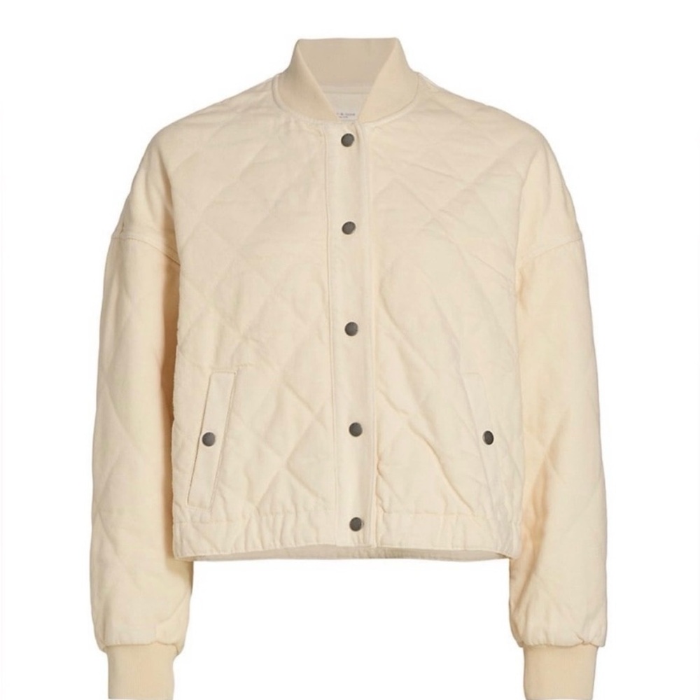 Rag & Bone Quilted Cropped Cotton Jacket
